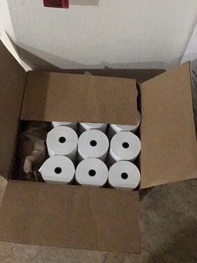 Hamco thermal paper 4 3/8" BPA free 24 rolls part# 438xHI